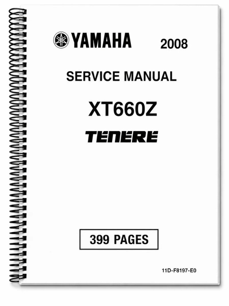Manual de Taller Yamaha XT660Z Tenere 2008