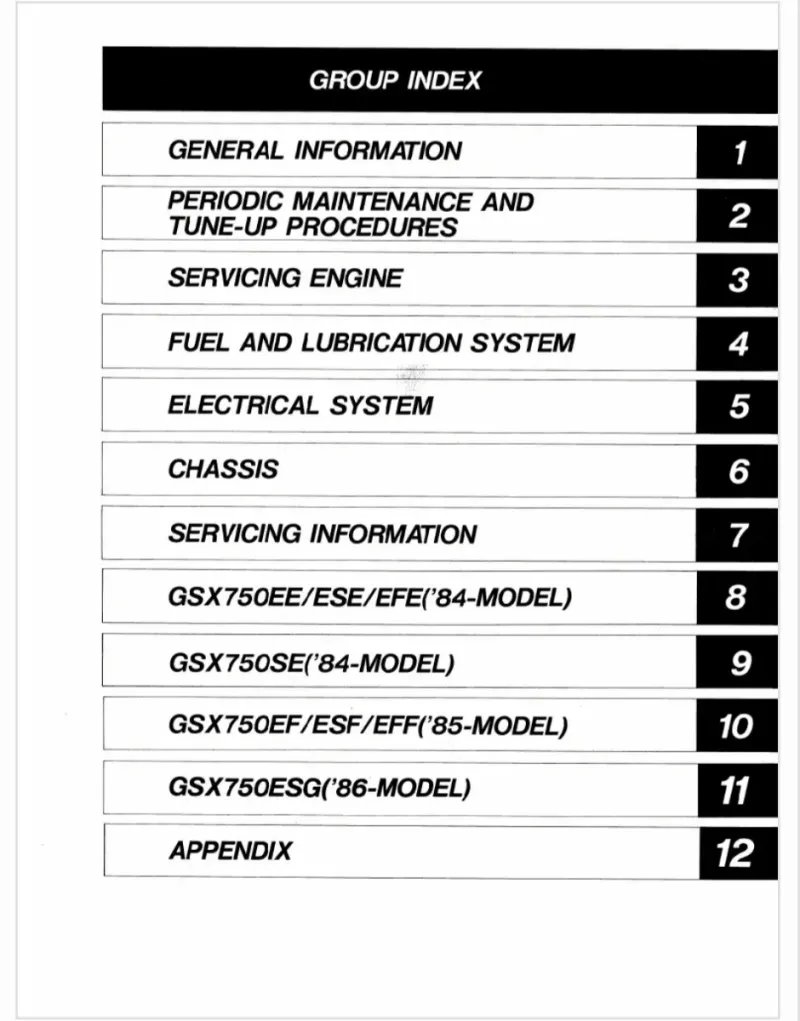 Manual de Taller Suzuki GSX750E/ES - Imagen 2