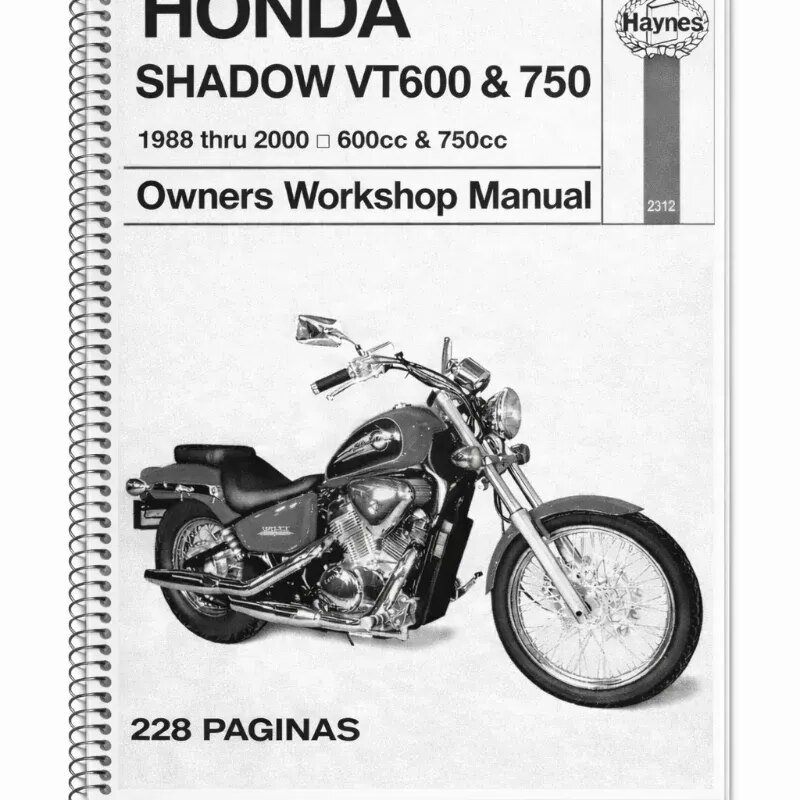 Manual Taller Honda Shadow VT600 & 750 1988-2000