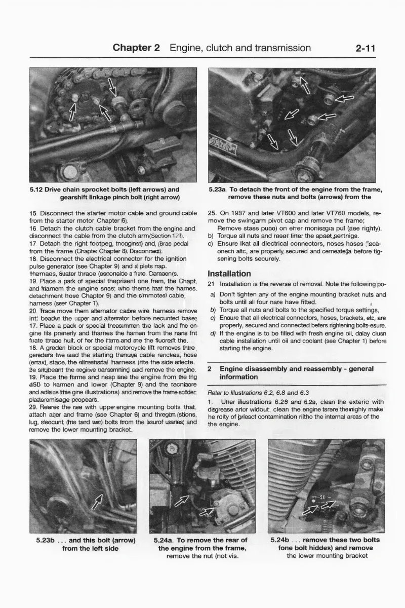 Manual de Taller Honda Shadow VT600 & 750 1988-2000 - Imagen 3