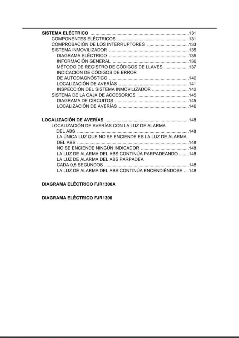 Manual de Taller Yamaha FJR1300(R)/A(R) 2003 - Imagen 3