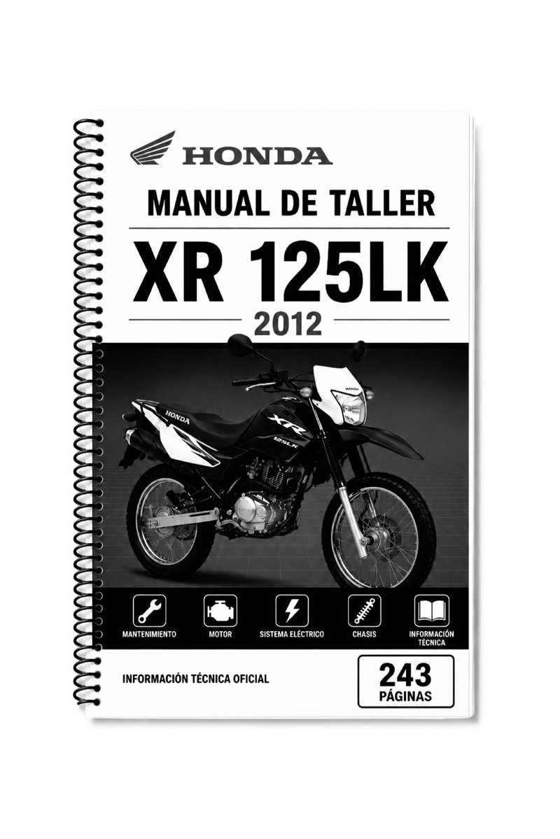 Manual de Taller Honda XR 125LK 2012