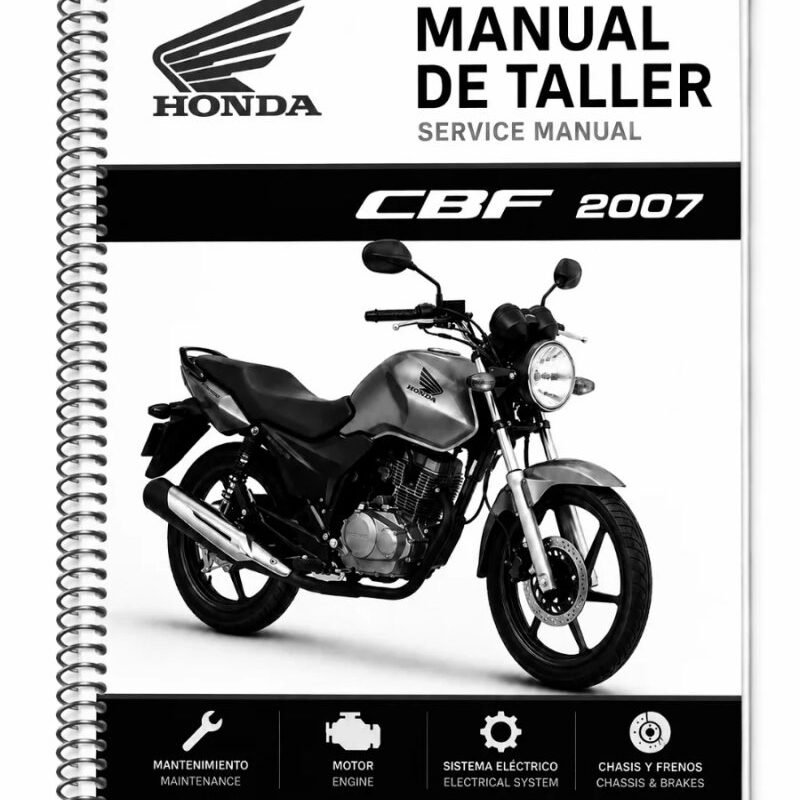 Manual Taller Honda CBF 2007