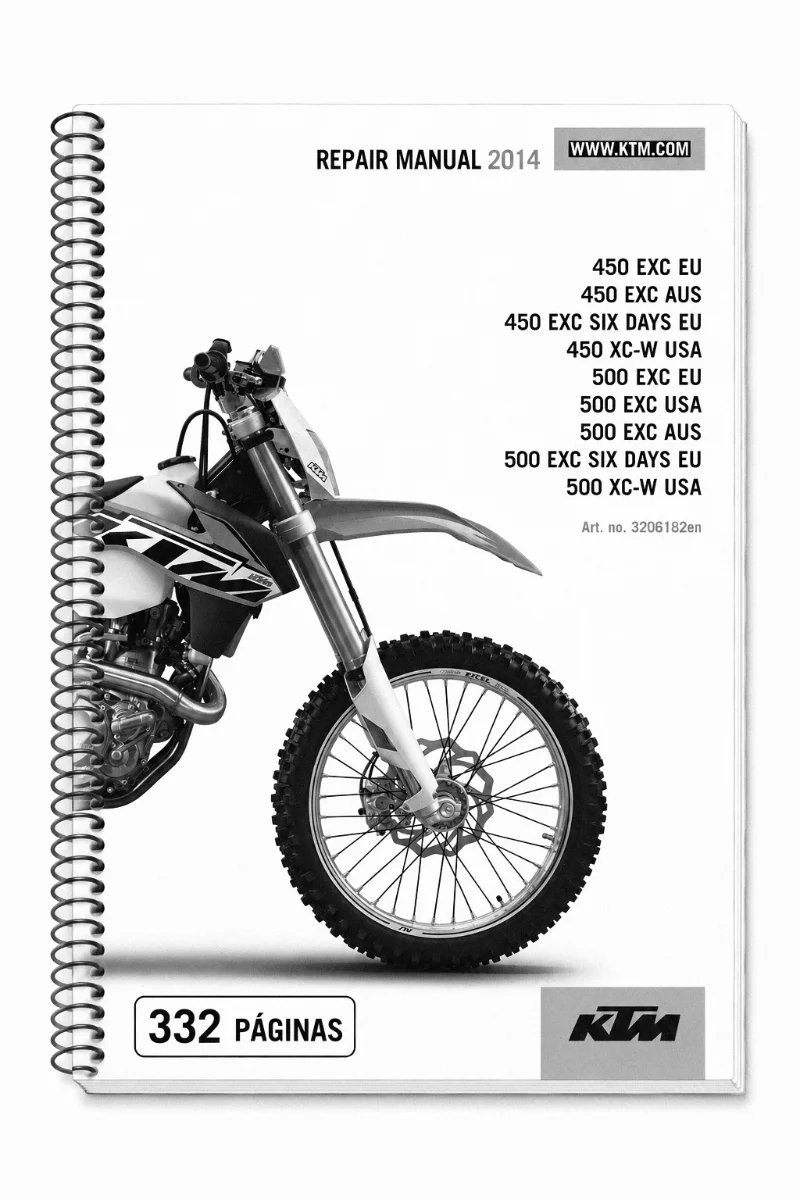 Manual de Taller KTM EXC exc 500 six days 2014