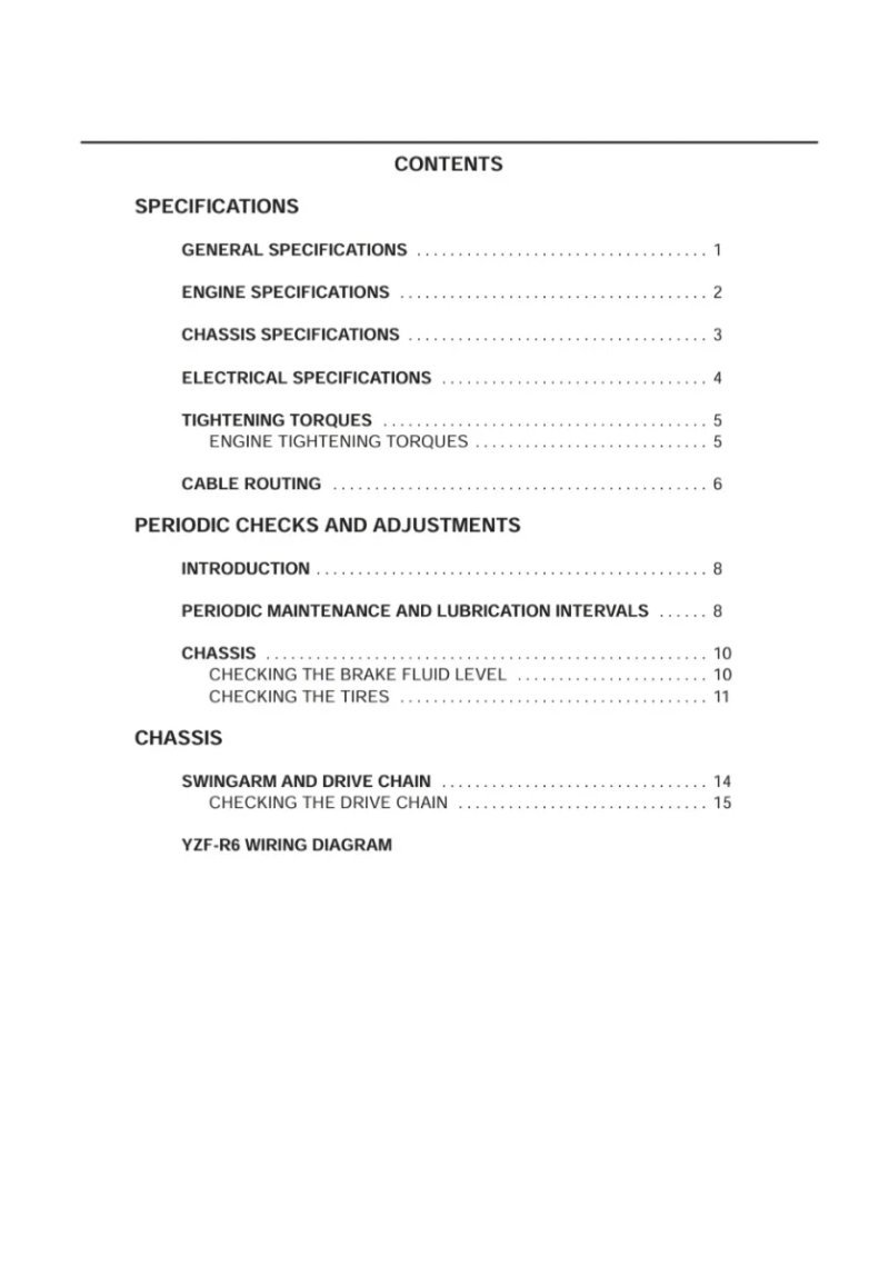 Manual de Taller Yamaha YZF-R6 2001 - Imagen 2