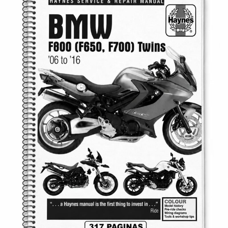 Manual Reparación BMW F800/F650/F700 Twins 2006-2016