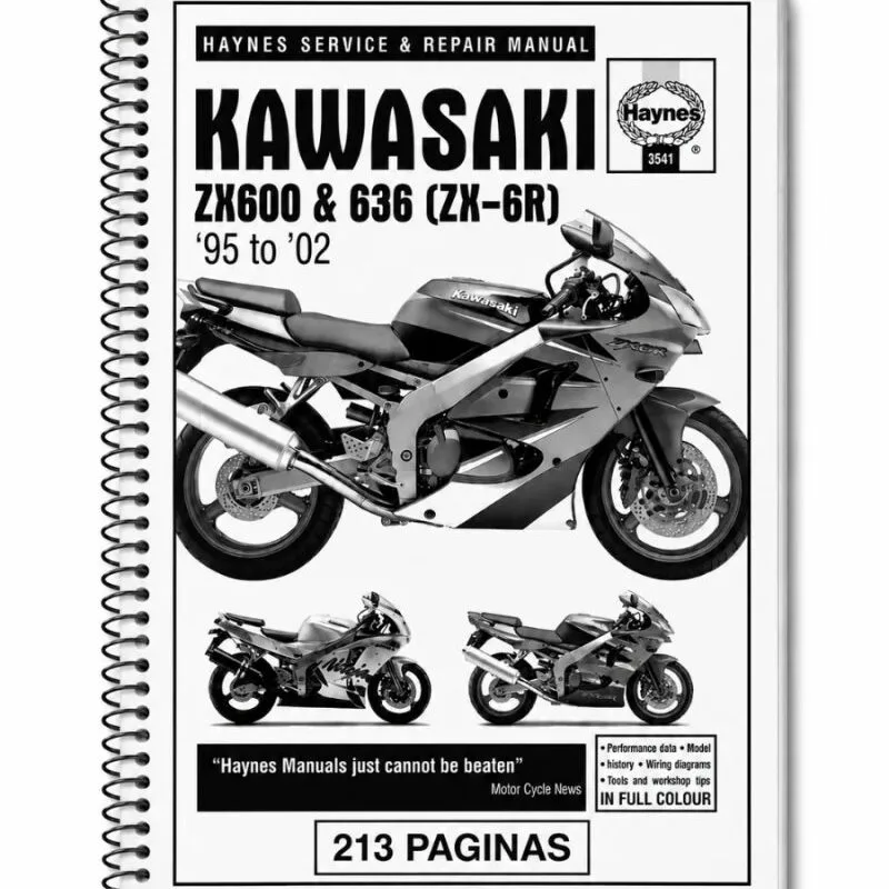 Manual de Taller Kawasaki ZX600 & 636 (ZX-6R) 1995-2002