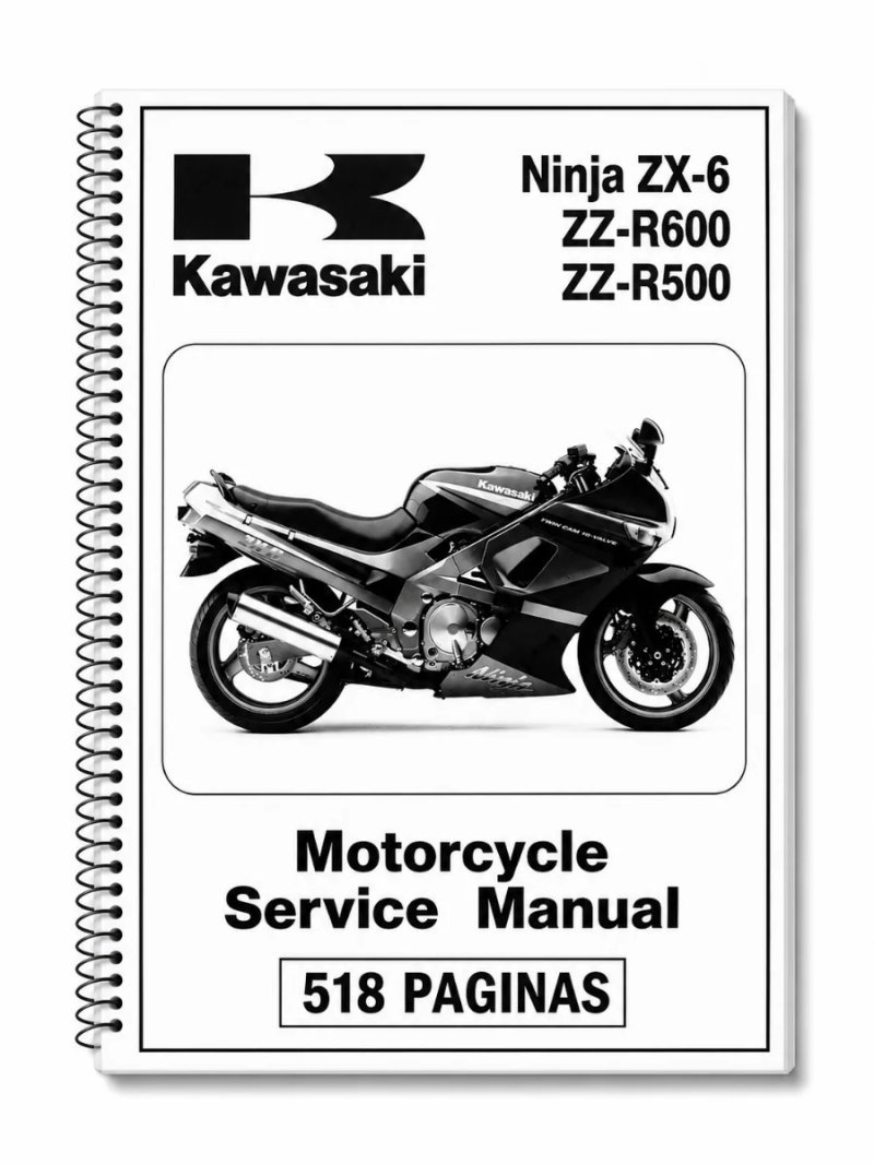 Manual de taller Kawasaki Ninja ZX-6 ZZ-R600 ZZ-R