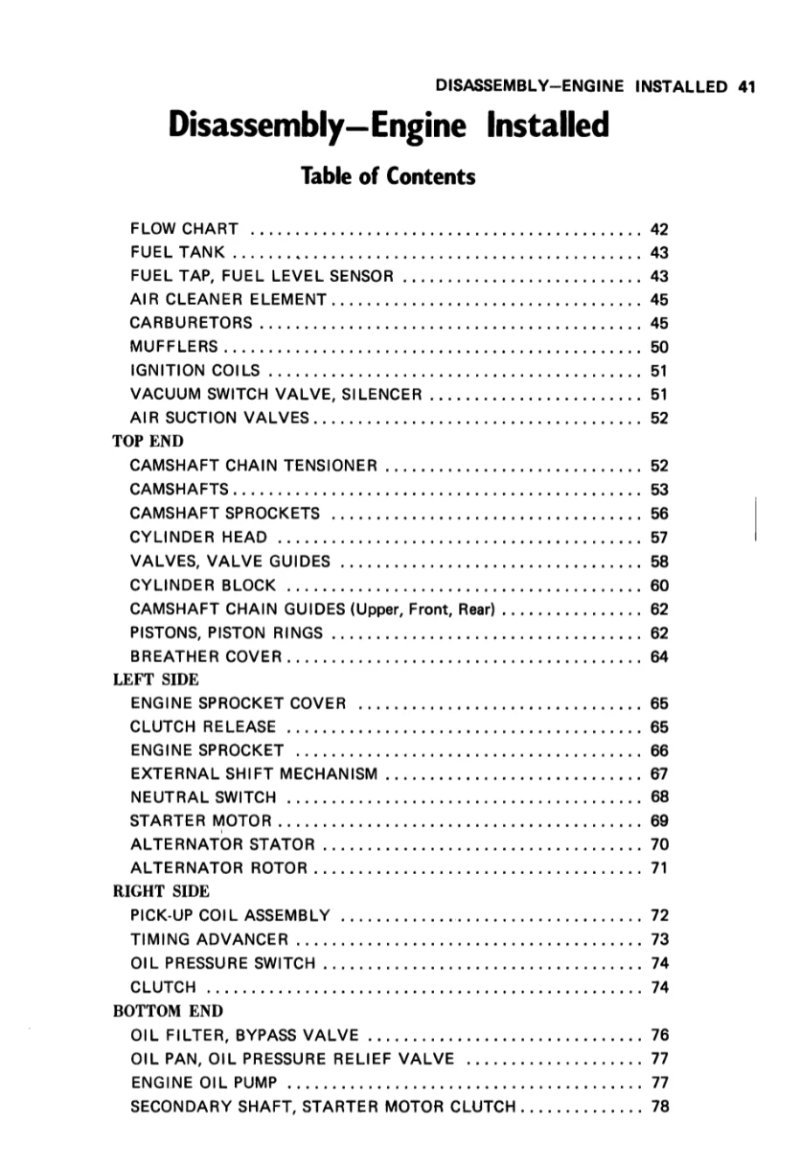 Manual de Taller Kawasaki KZ KZ750 1981 al 1988 - Imagen 2