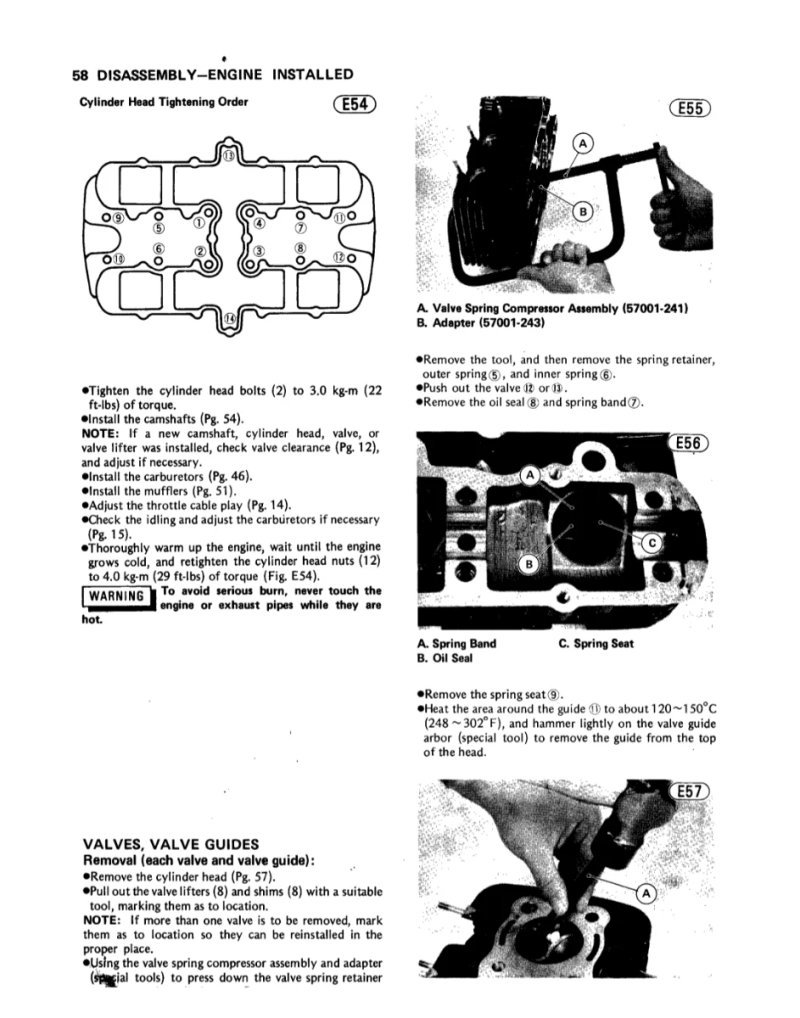 Manual de Taller Kawasaki KZ KZ750 1981 al 1988 - Imagen 3