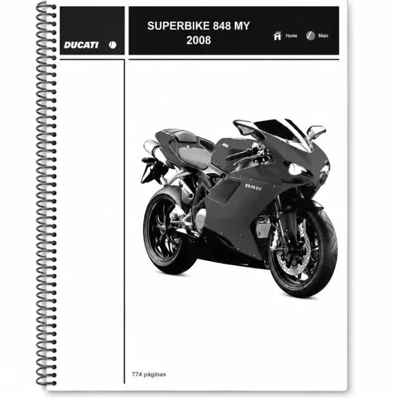 Manual Ducati Superbike 848 MY 2008