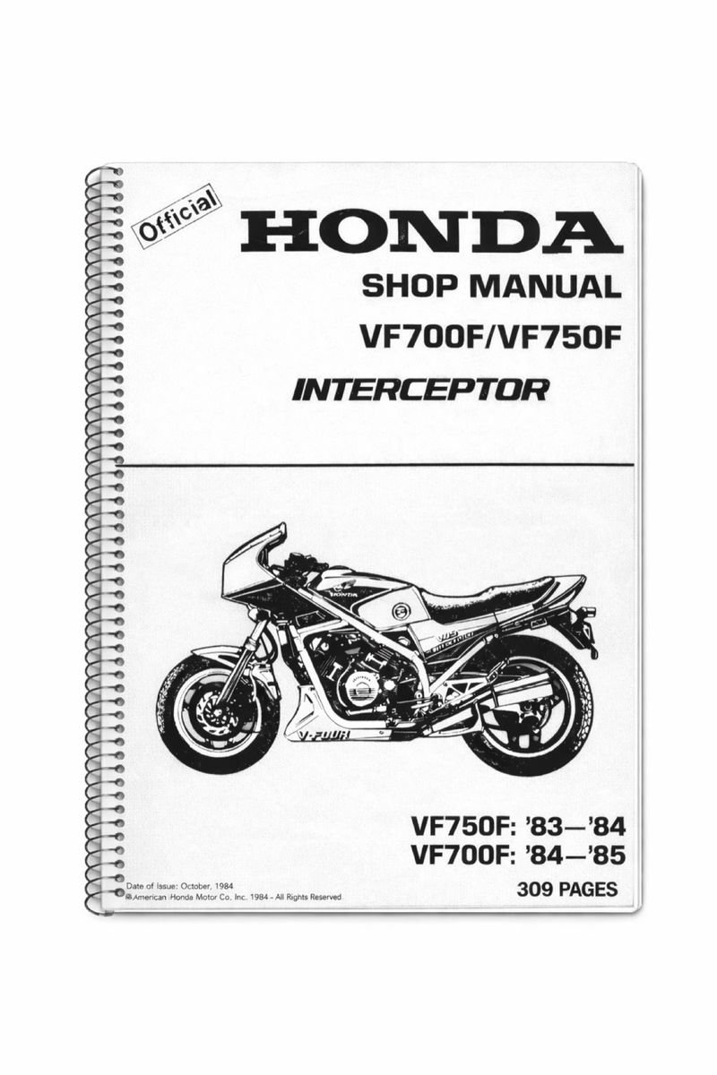 Manual de Taller Honda VF700F/VF750F Interceptor
