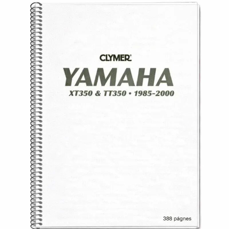 Manual de Taller Yamaha XT350 TT350 1985-2000