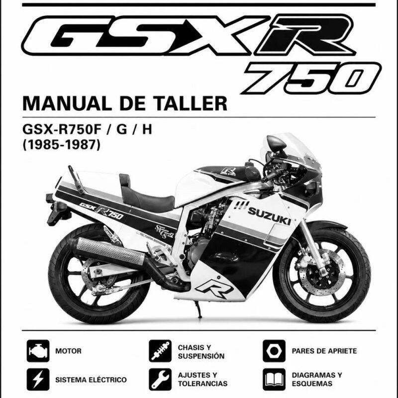 Manual Taller Suzuki GSX-R750 F /G / H (1985-1987)