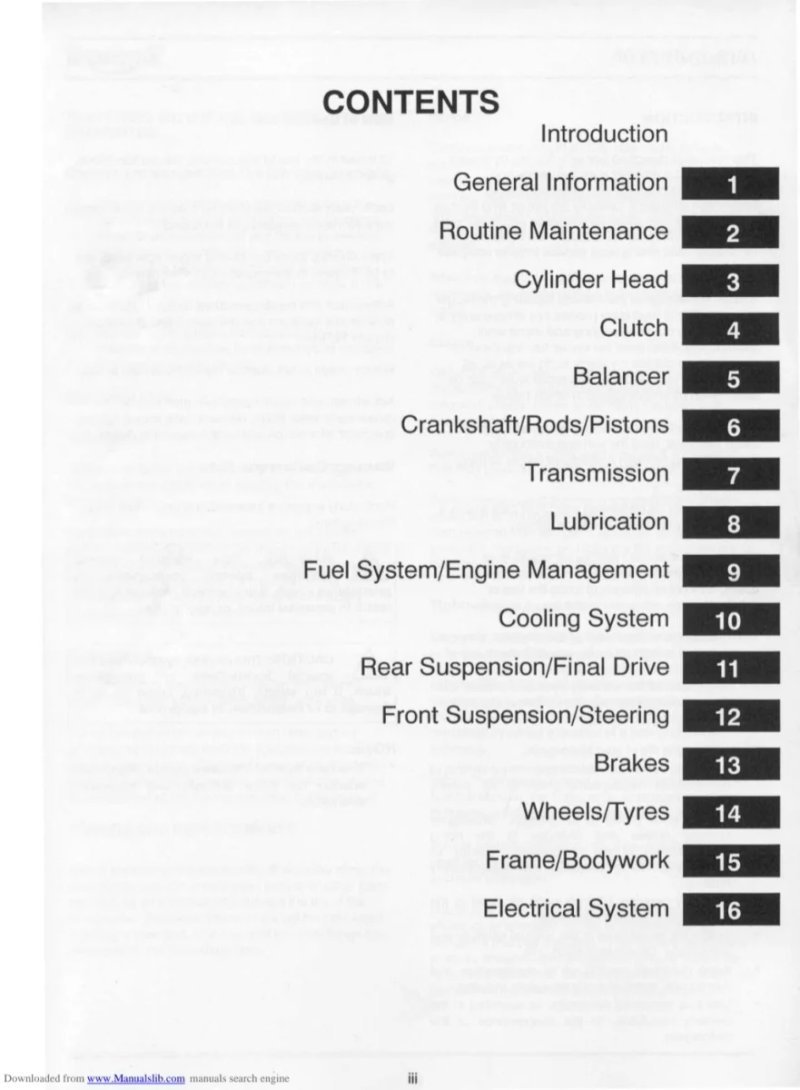 Manual de Taller Triumph SPRINT 1999 - Imagen 2