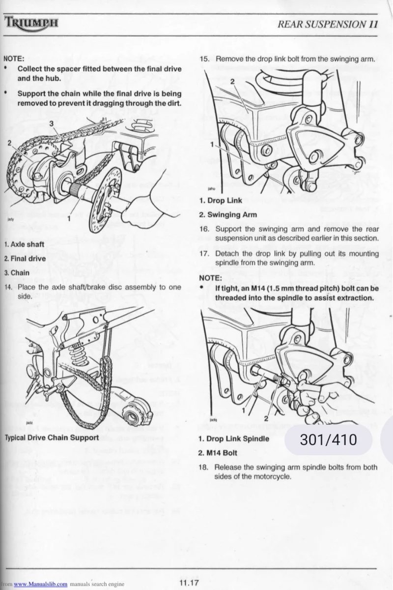 Manual de Taller Triumph SPRINT 1999 - Imagen 3