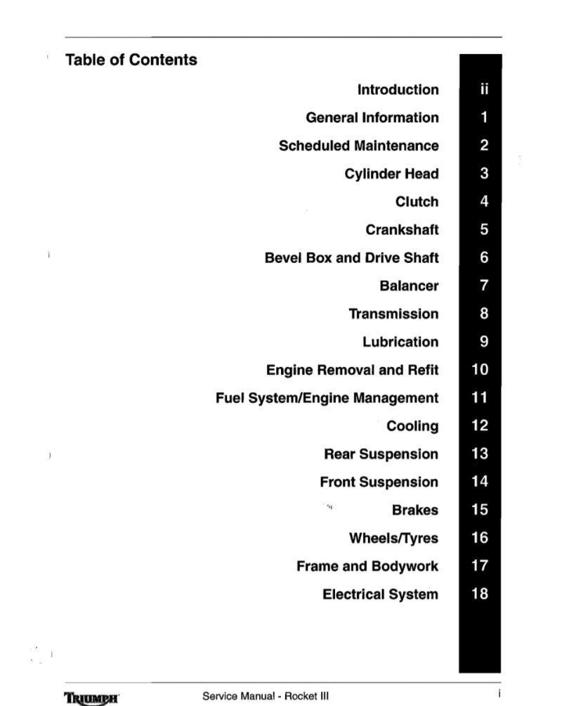 Manual de Taller Triumph ROCKET Rocket III 2007 - Imagen 2