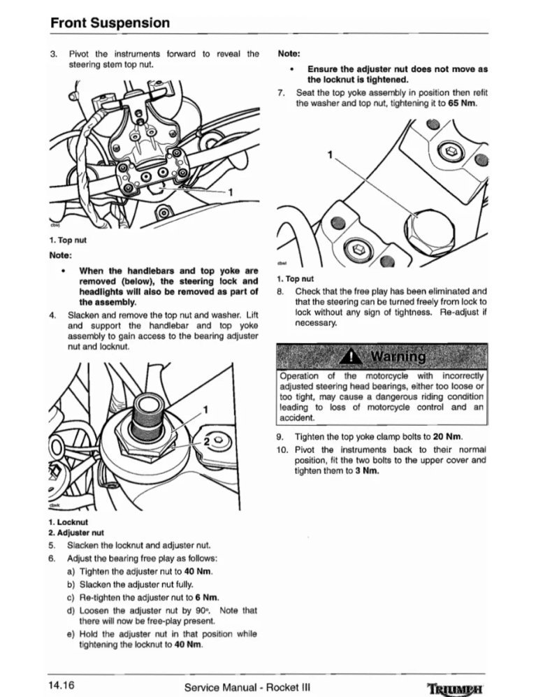 Manual de Taller Triumph ROCKET Rocket III 2007 - Imagen 3