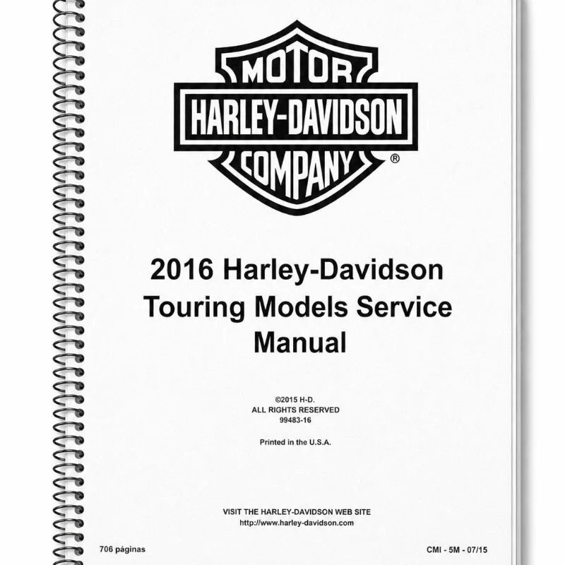 Manual de Taller Harley-Davidson Touring 2016