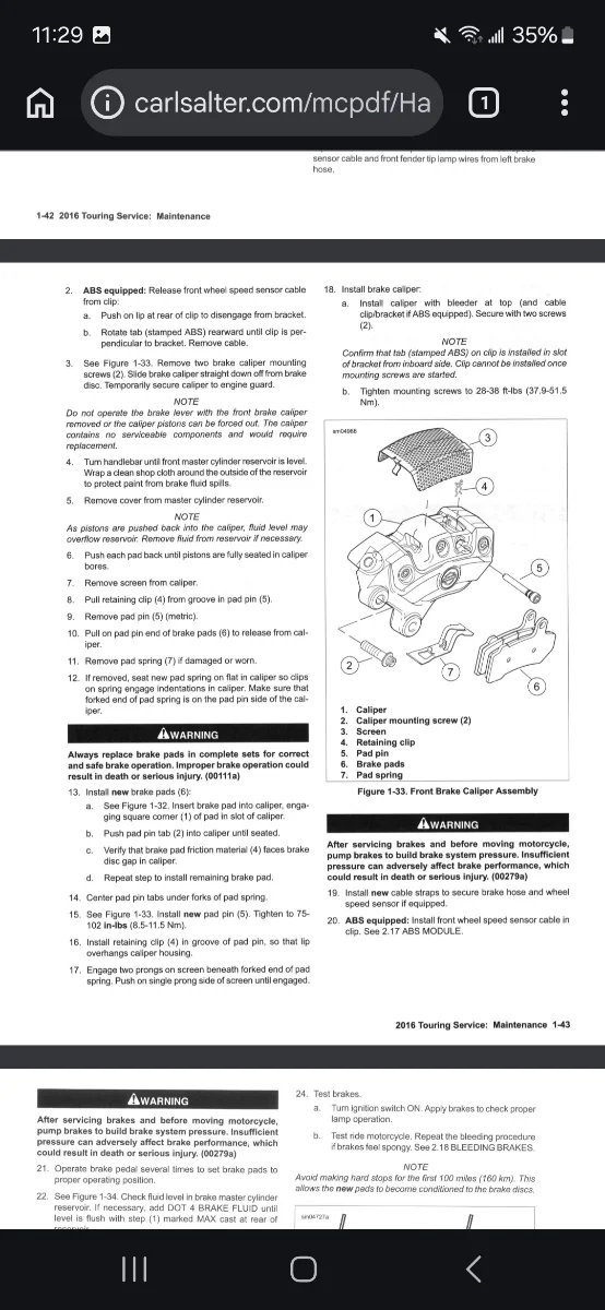 Manual de Taller Harley-Davidson Touring 2016 - Imagen 3