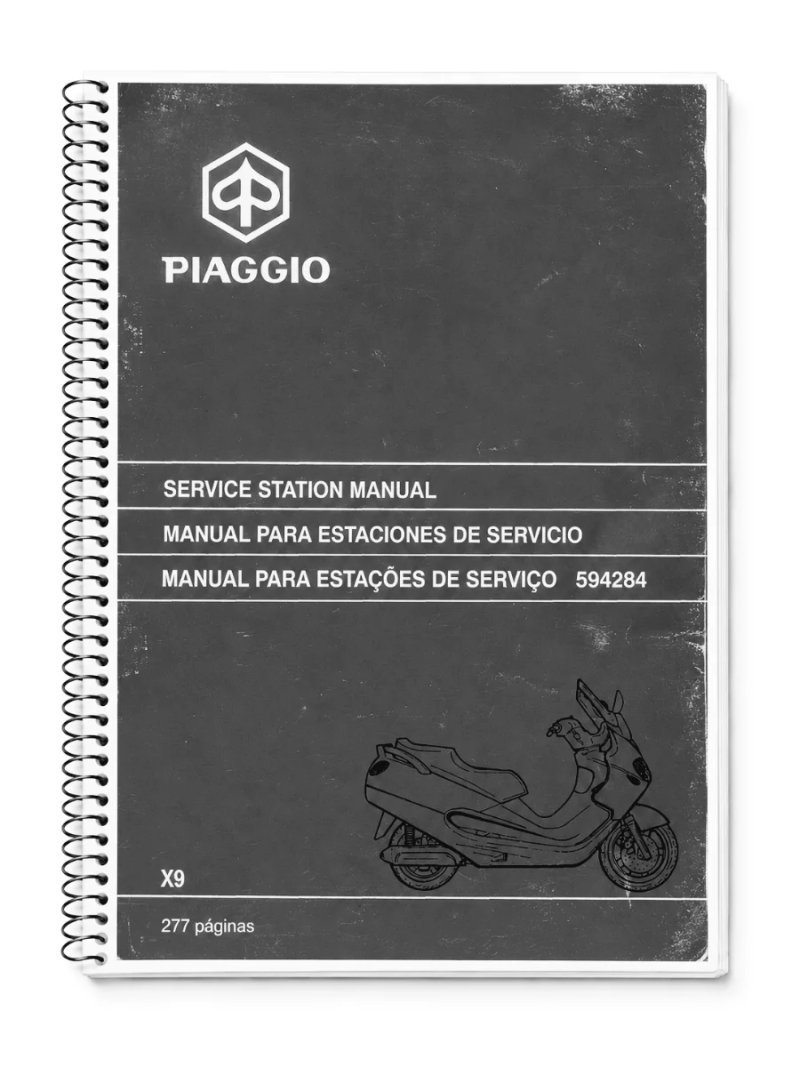 Manual de Taller Piaggio X9 (Inglés)