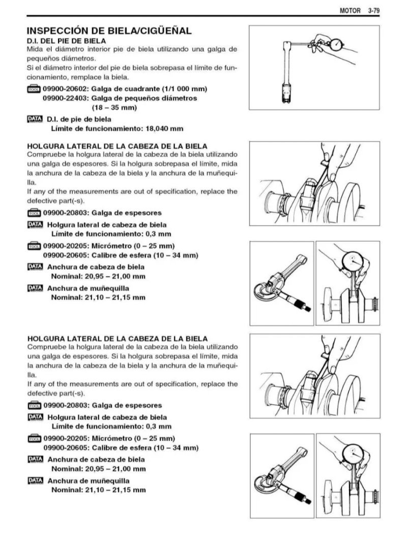 Manual de Taller Suzuki GSF600/S - Imagen 3