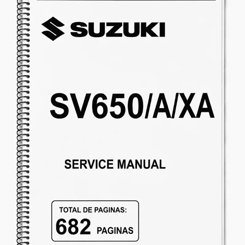 Manual de Taller Suzuki SV650/A/XA 2017-2019