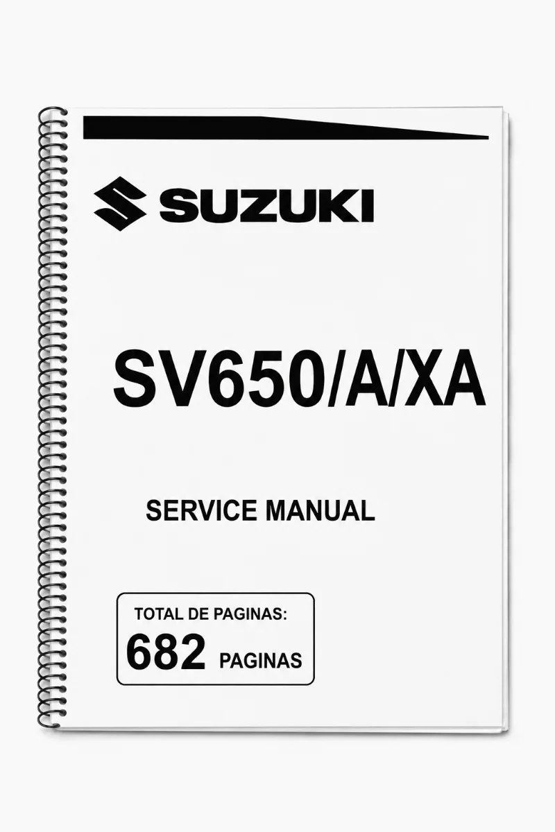 Manual de Taller Suzuki SV650/A/XA 2017-2019