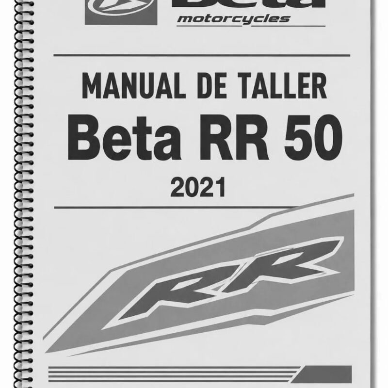 Manual de Taller Beta RR 50 2021