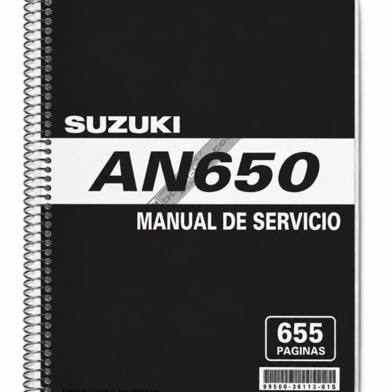 Manual de Taller Suzuki AN650 2002