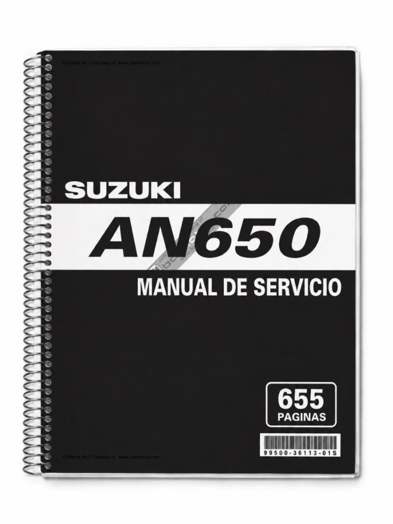 Manual de Taller Suzuki AN650 2002