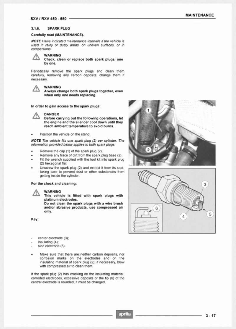 Manual de Taller Aprilia SXV/RXV 450-550 2009 - Imagen 3