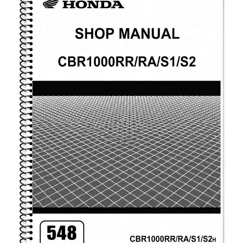 Manual Taller Honda CBR1000RR/RA/S1/S2 2017