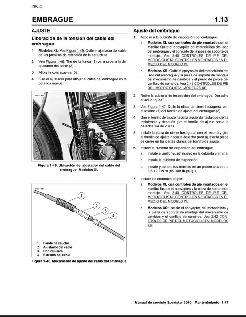 Manual de Taller Harley-Davidson Sportster 2010 (en español) - Imagen 3