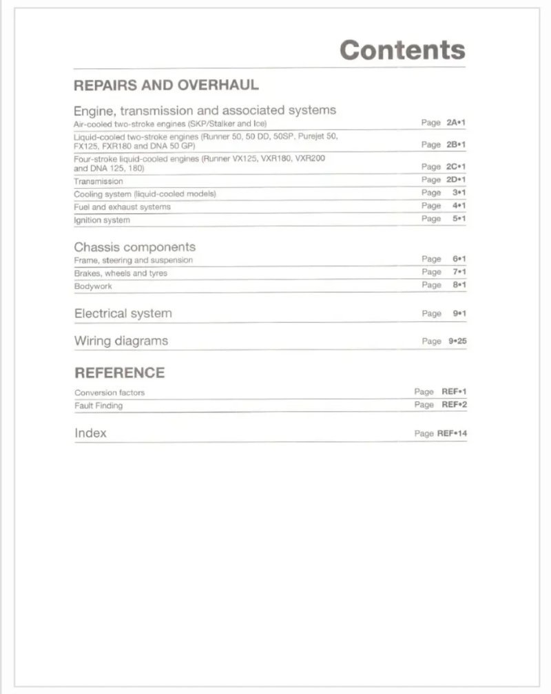 Manual de Taller Gilera Runner/DNA/Ice/SKP 1997-2004 - Imagen 3