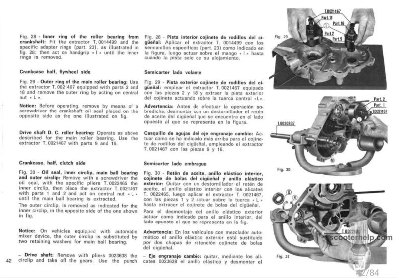 Manual de Taller Vespa P125X-P150X-P200E - Imagen 2