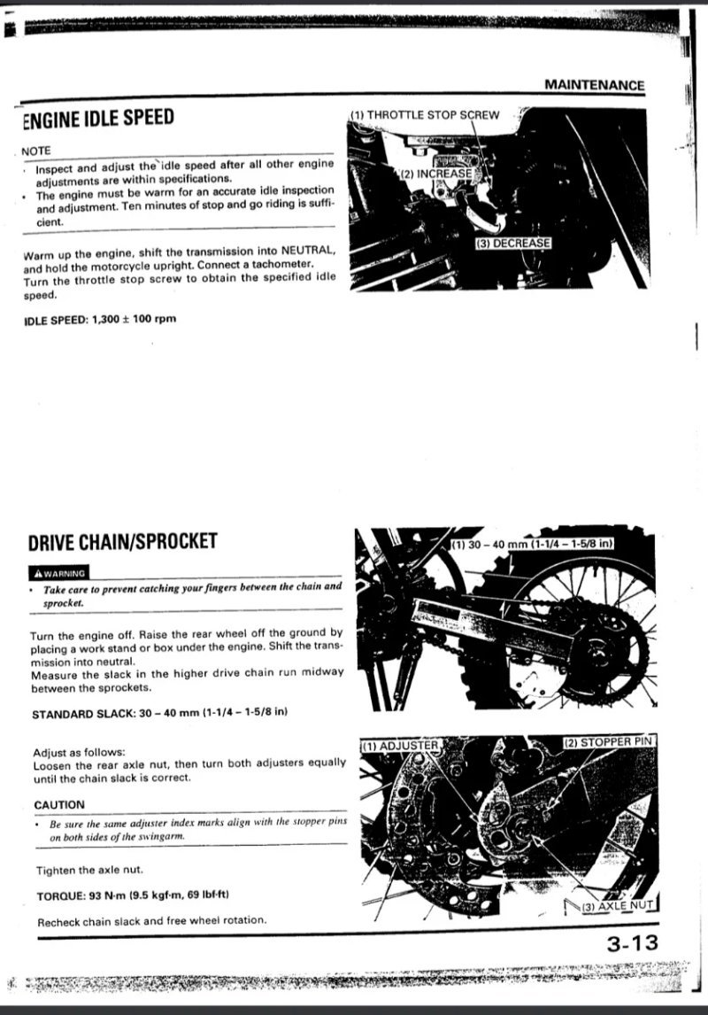 Manual de Taller Honda XR 1995 - Imagen 3