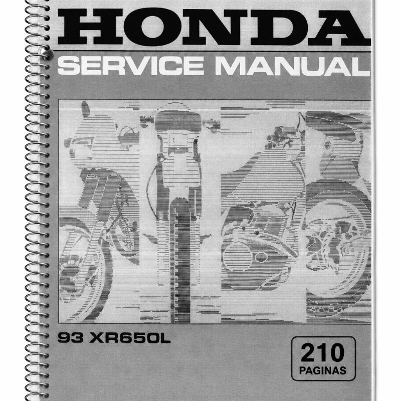 Manual de Taller  Honda XR650L '1993