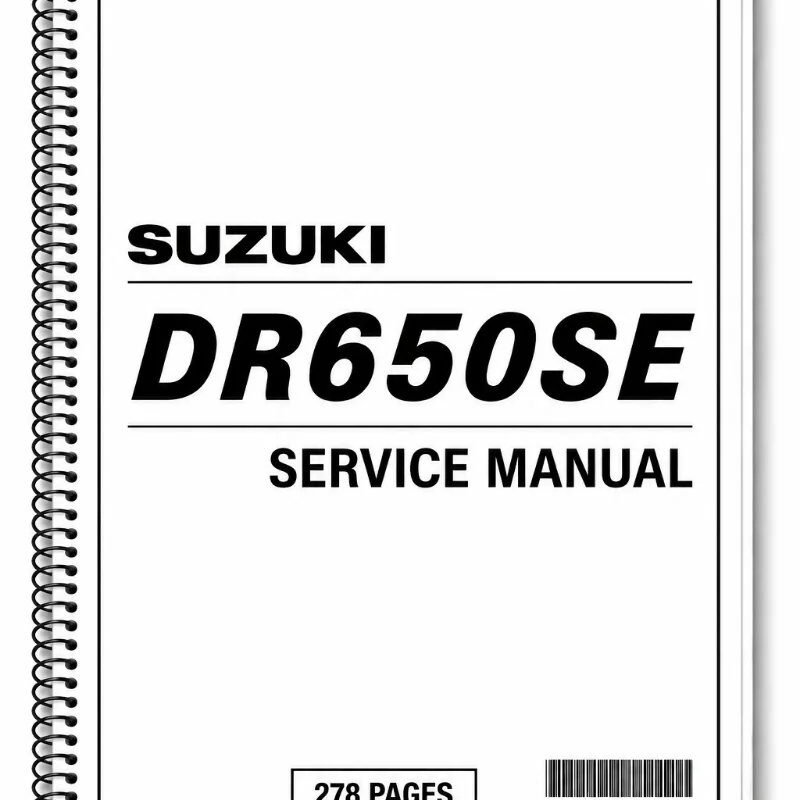 Manual Servicio Suzuki DR650SE 1997-2009