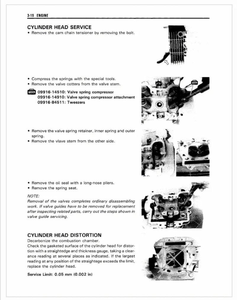Manual de Taller Suzuki DR650SE 1997-2009 - Imagen 4