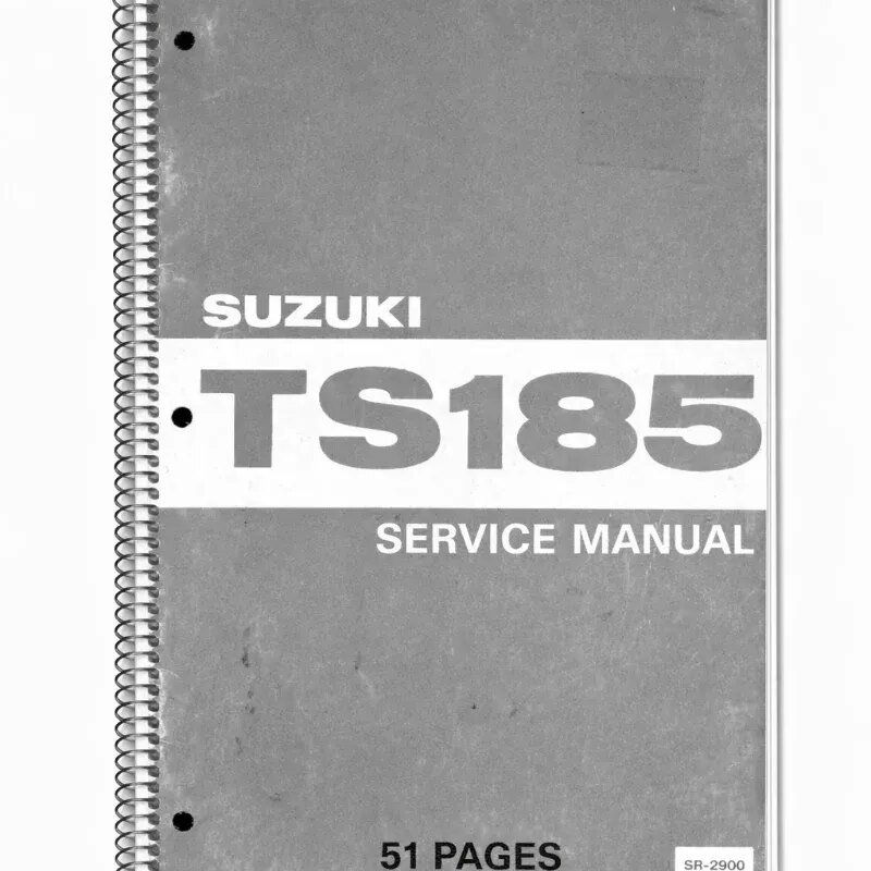 Manual de Taller Suzuki TS185 1980
