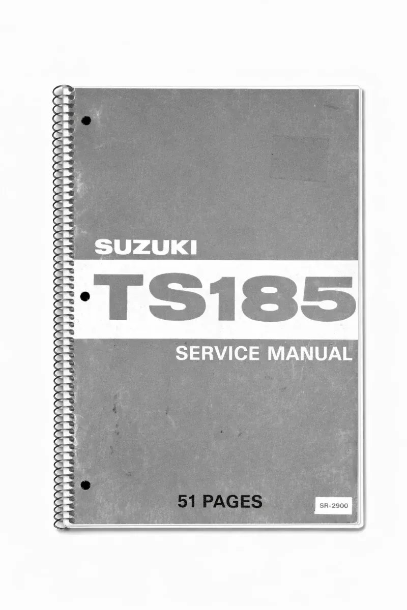 Manual de Taller Suzuki TS185 1980