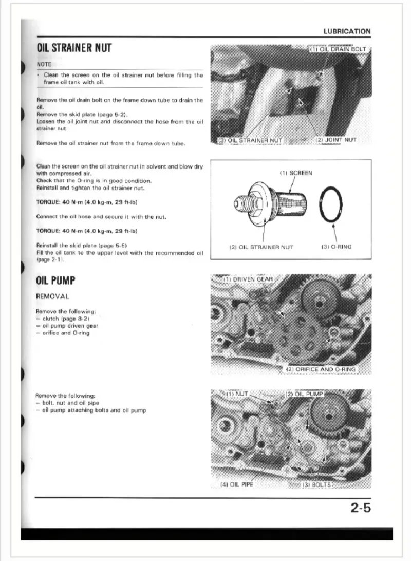 Manual de Taller Honda NX650 Dominator 88-89 - Imagen 3