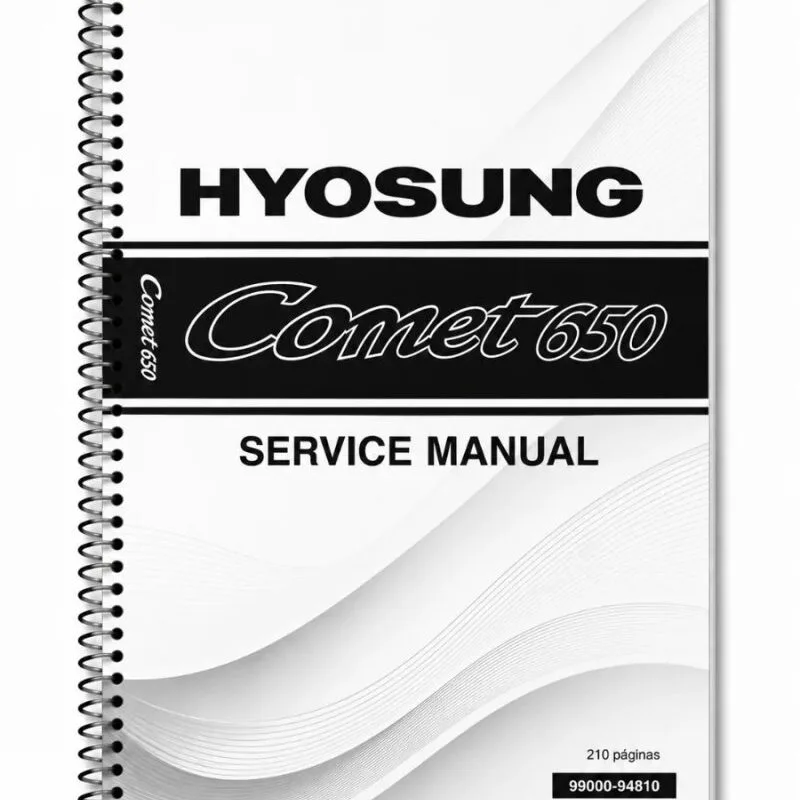 Manual de Taller Hyosung Comet 2008 2004