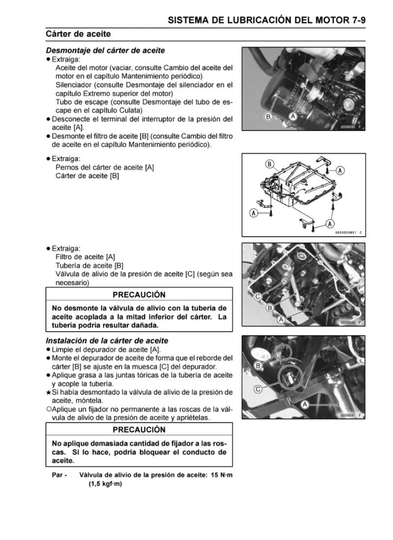 Manual de Taller Kawasaki Ninja ZX14 2006 - Imagen 3