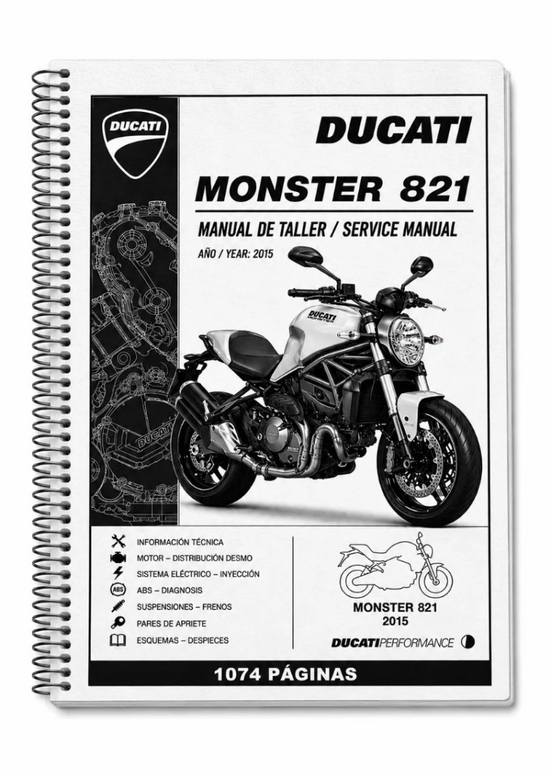Manual de Taller Ducati Monster 821 2015