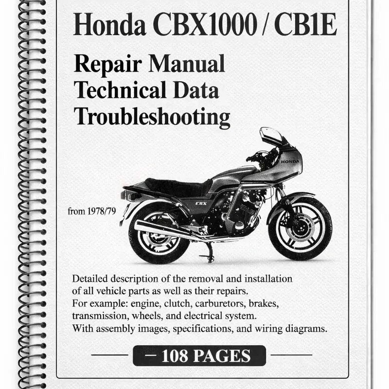 Manual de Taller Honda CBX1000/CB1E 1978-1979