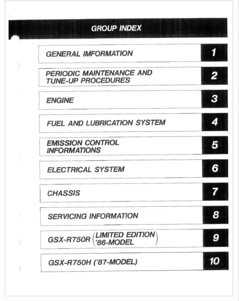 Manual de Taller Suzuki GSX-R 750 - Imagen 2