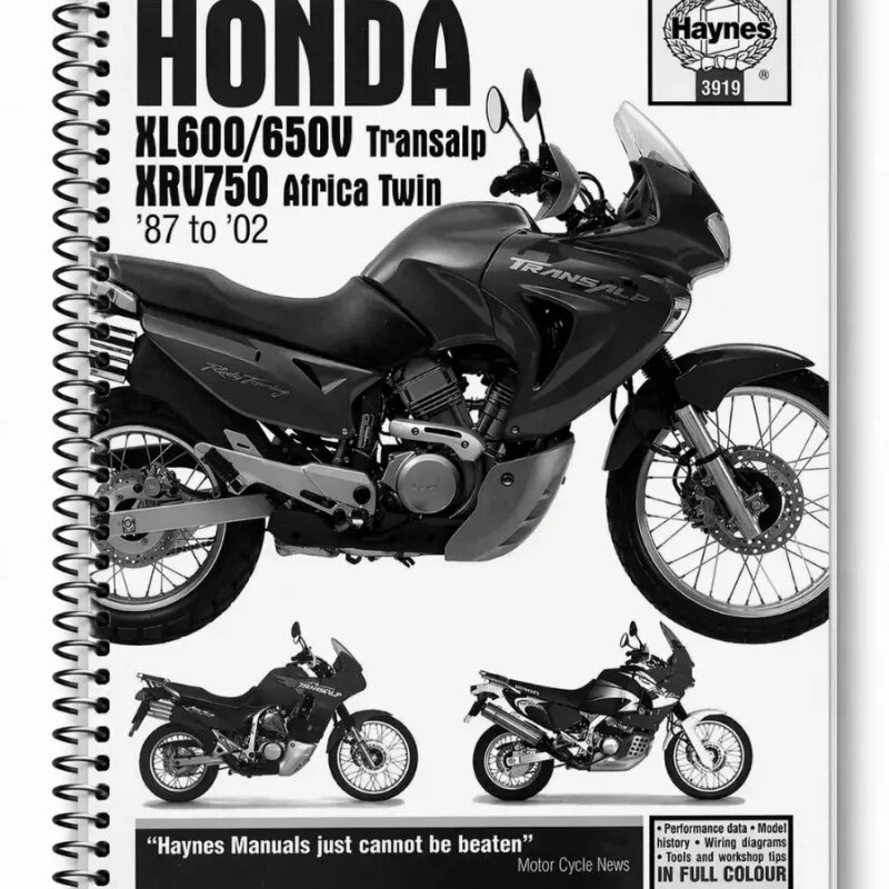 Manual de Taller Honda XL600V/XL650V Transalp y XRV750 Africa Twin 1987-2002
