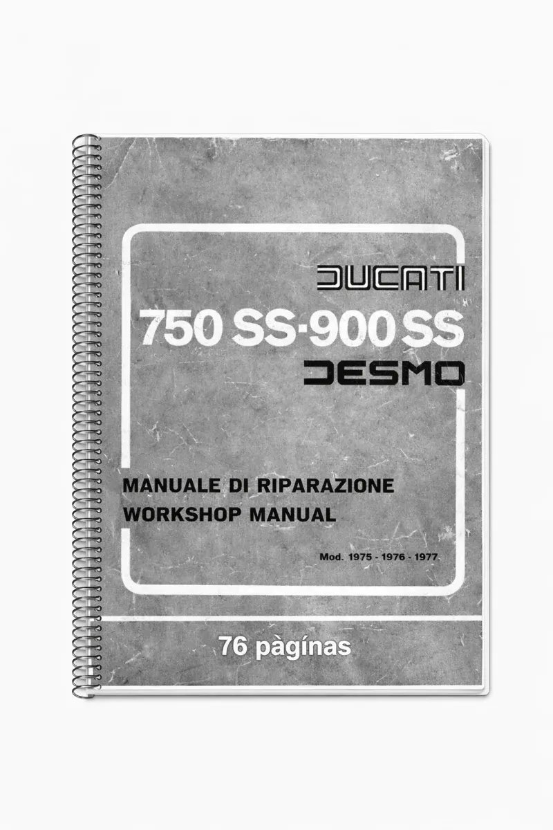 Manual de Taller Ducati 750 SS-900 SS 1975-1977